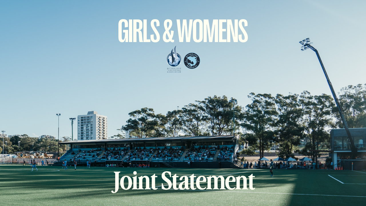 A New Era: Sutherland Sharks FC and SSFA Announce Historic MOU for Sutherland Strikers Girls and Women’s Pathway in 2027
