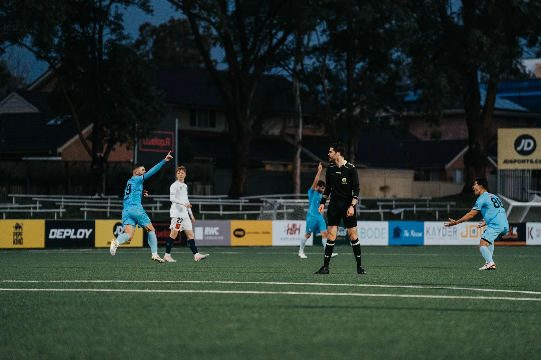 Tariq Maia after scoring his wonder-goal