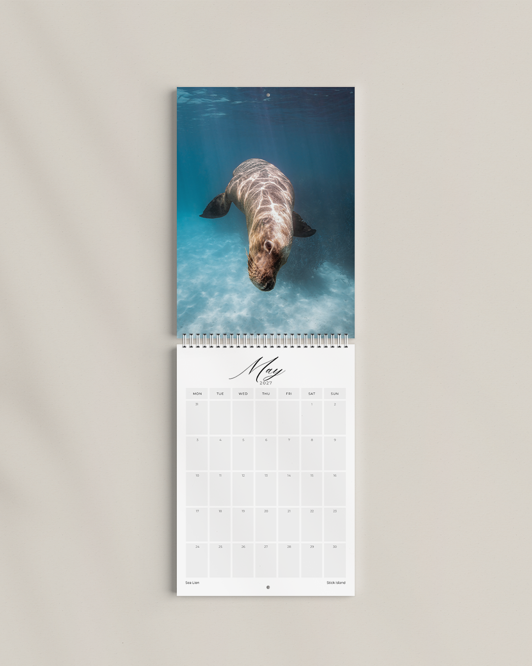 2027 Abrolhos Islands Wall Calendar