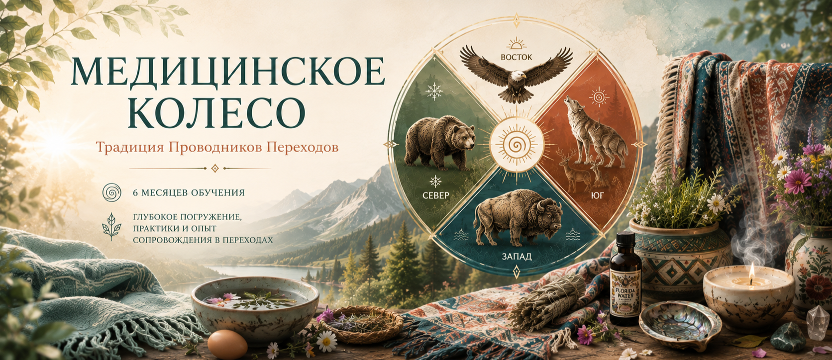 МЕДИЦИНСКОЕ КОЛЕСО, Программа,  6 месяцев