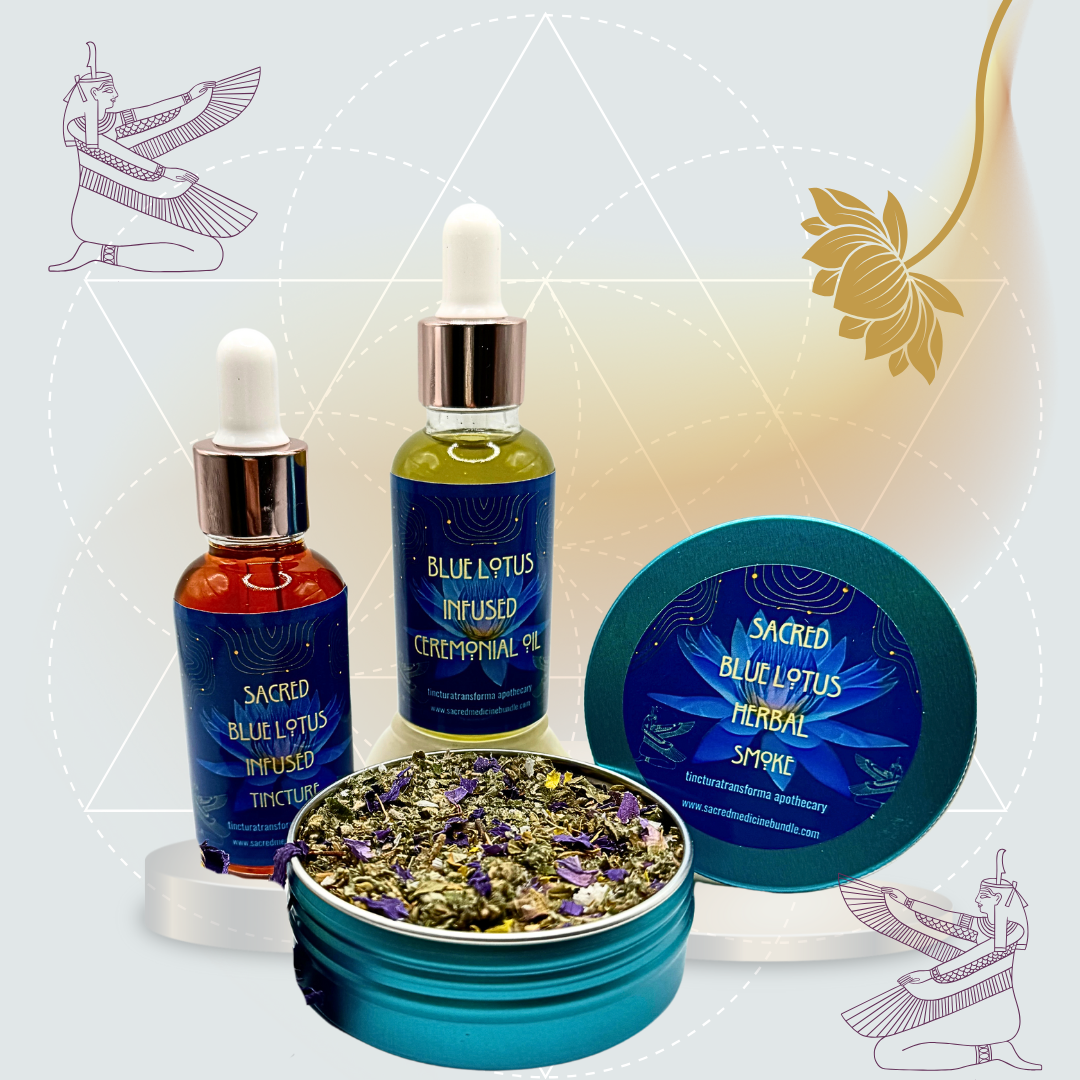 SACRED BLUE LOTUS SET