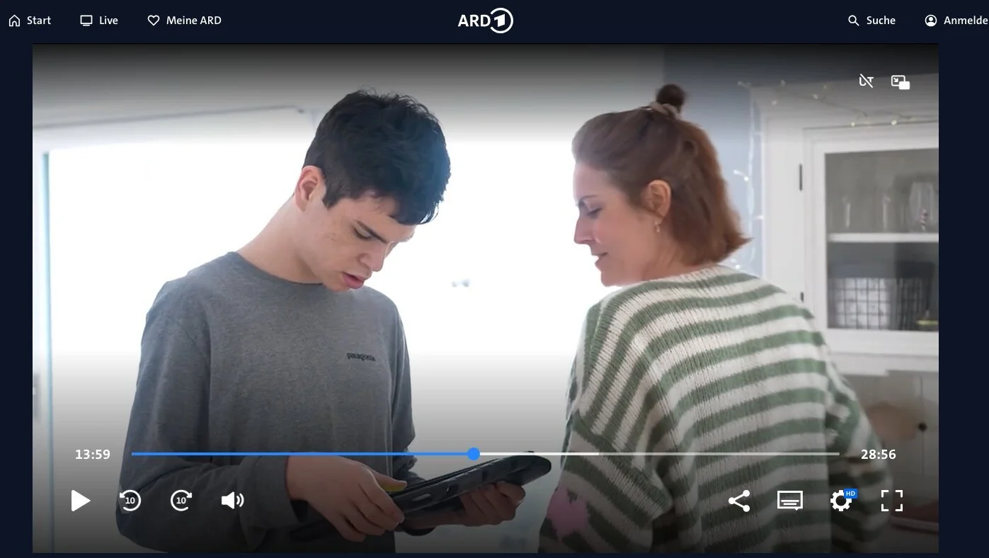 Screenshot vom Video-Beitrag des SWR