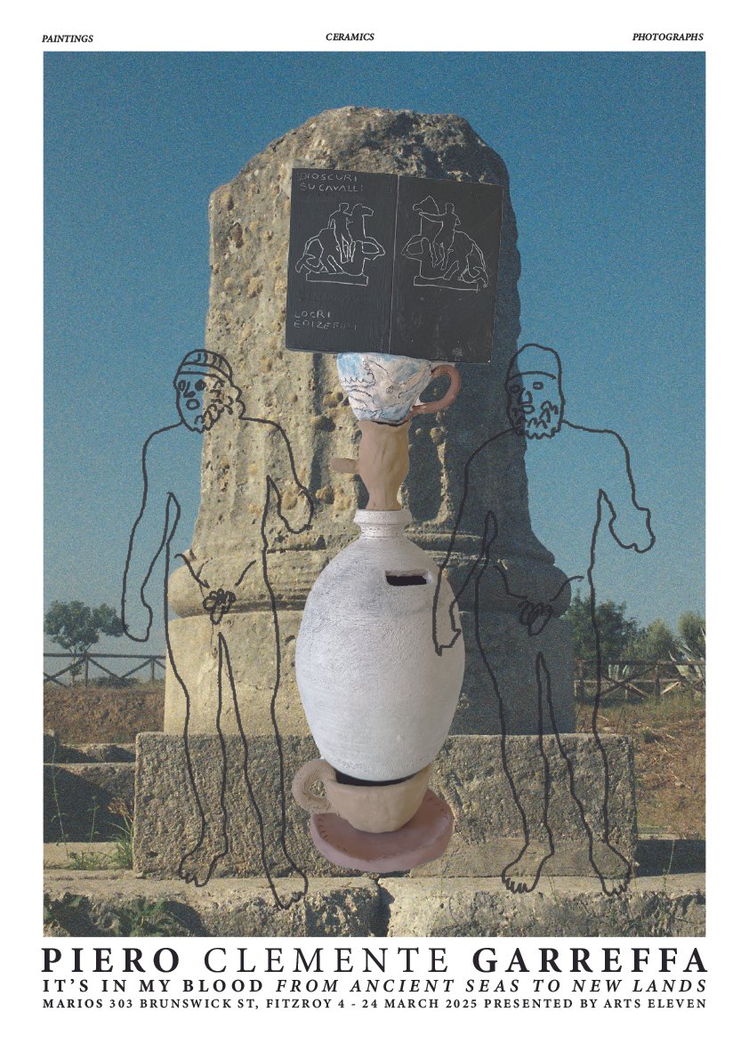 ITS IN THE BLOOD A3 EXHIBITION POSTER