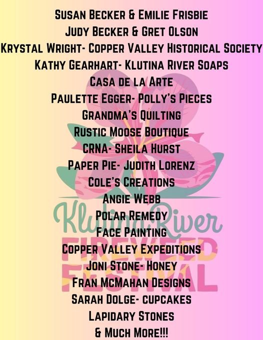 Fireweed Festival Copper Center 2024 vendors.jpg