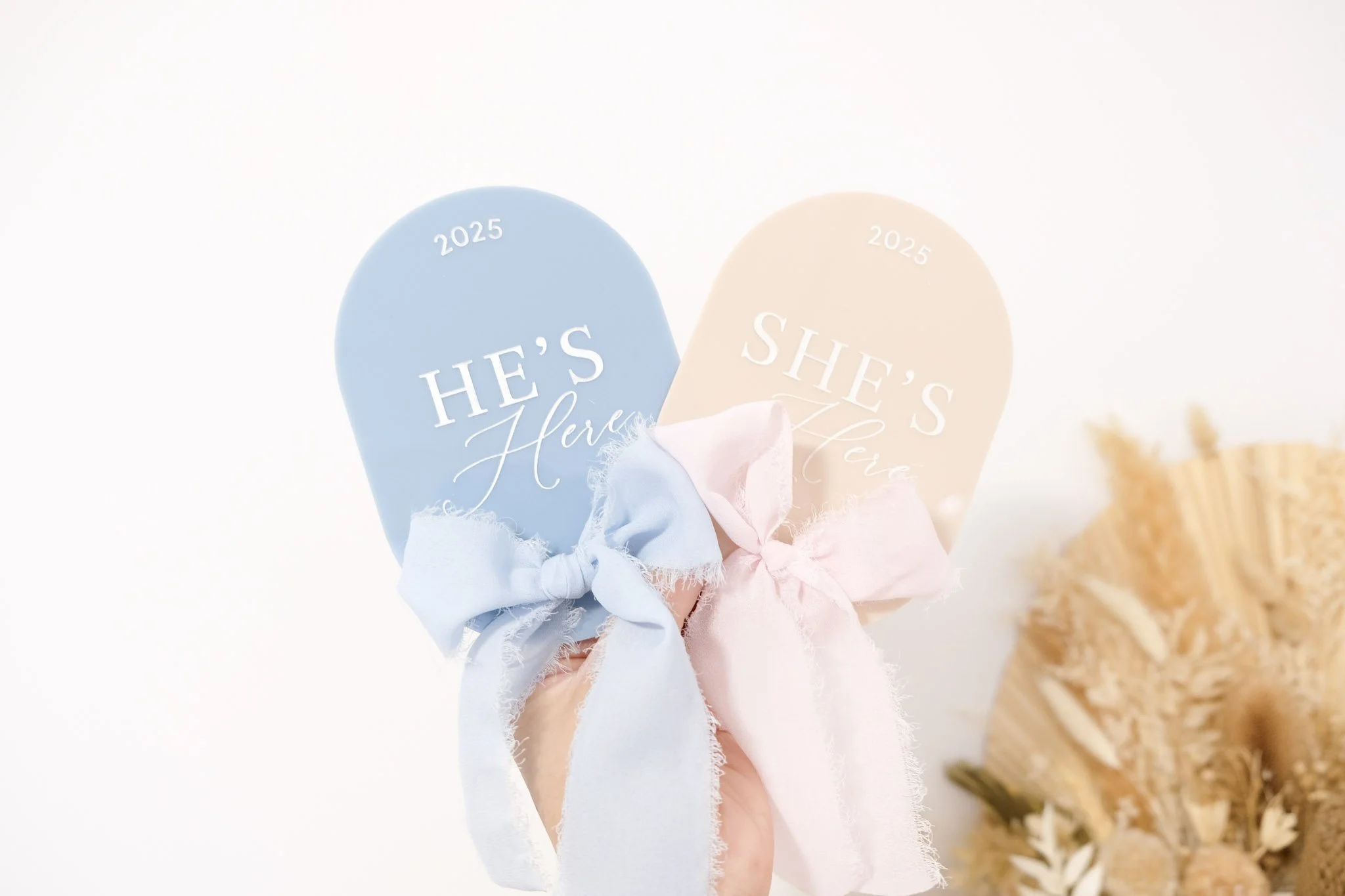 Gender Reveal Announcement Signs