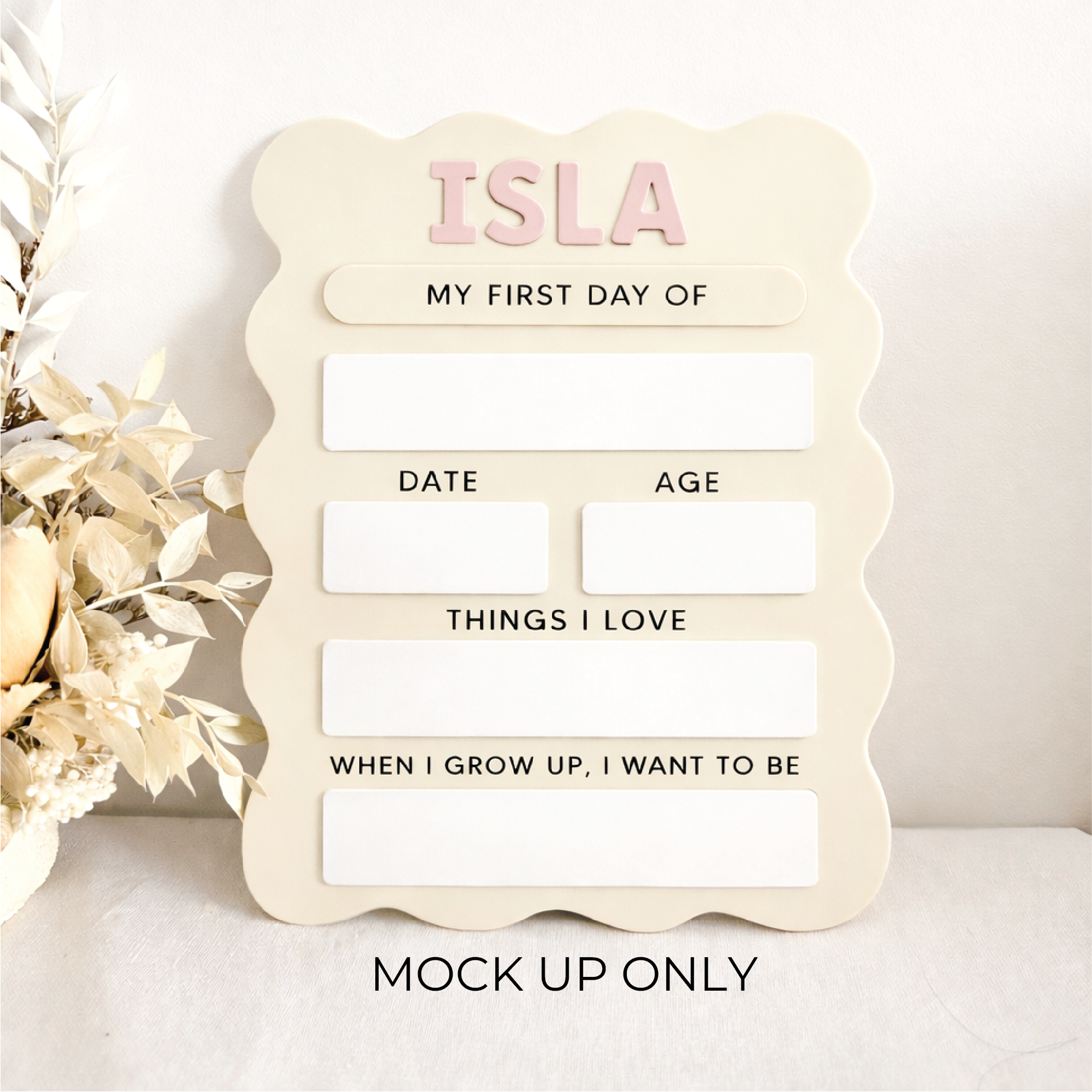 Back To School 'Wavy' Board