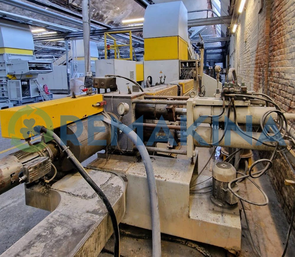 NGR S-GRAND 125 VHD plastic recycling line with automatic double piston filter