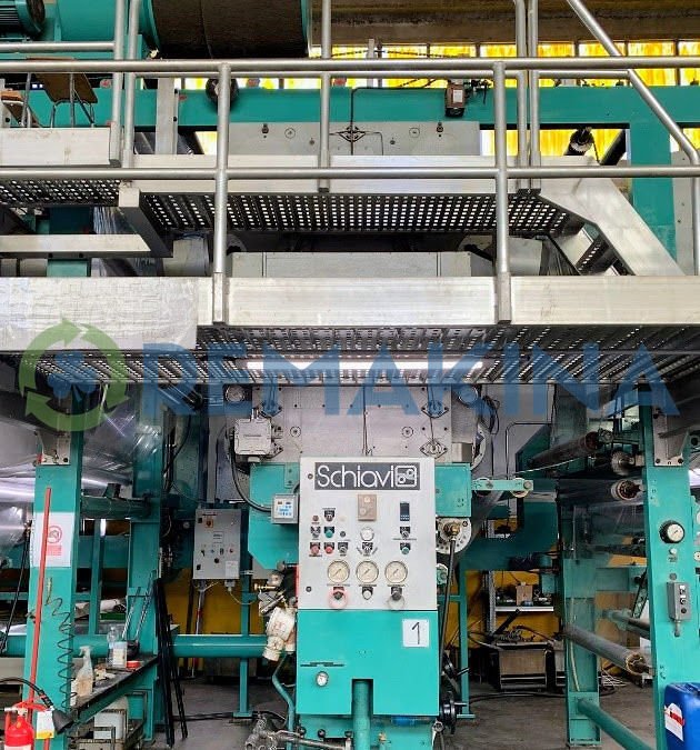 Schiavi rotogravure printer with gas drying system
