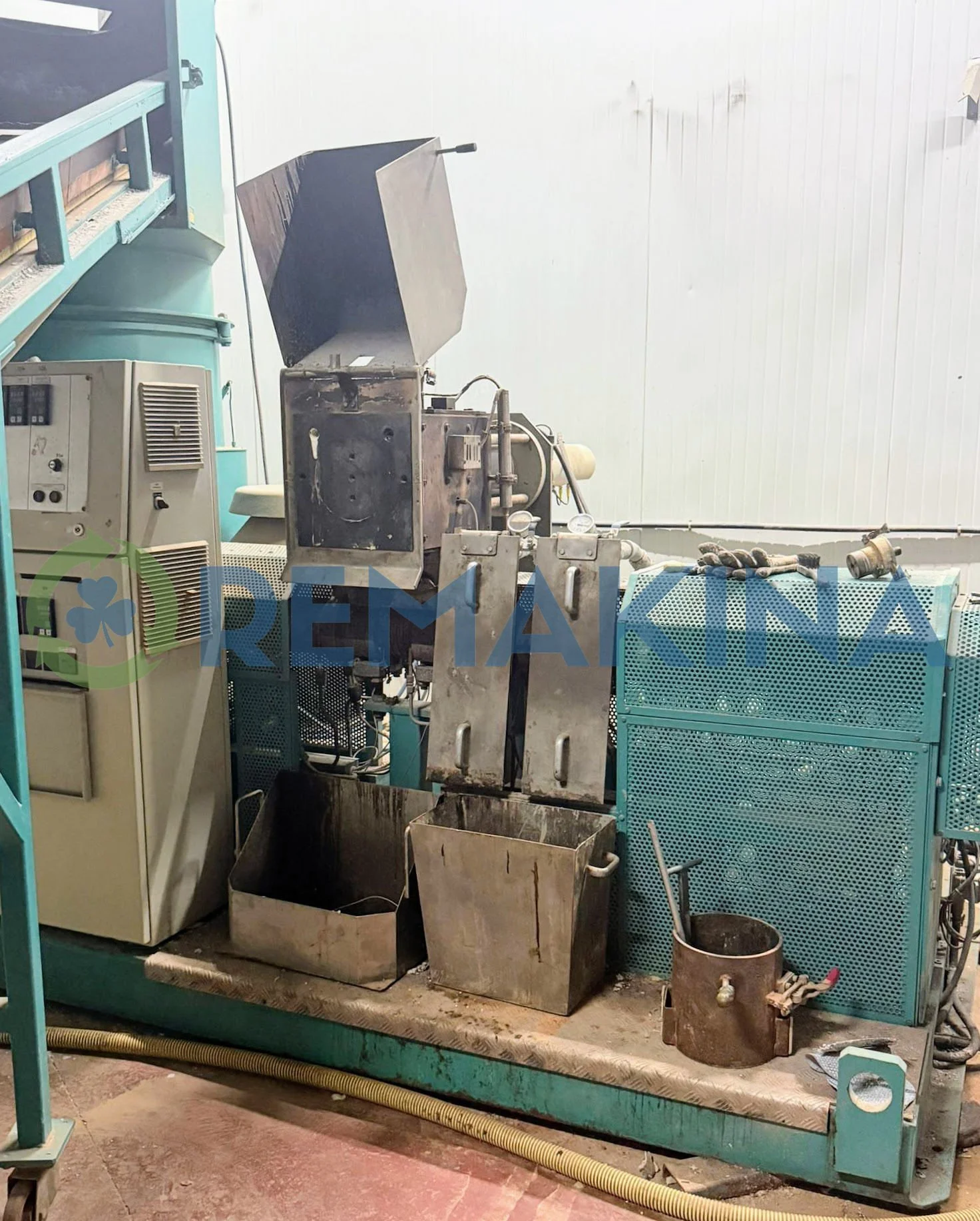 Erema 80 plastic recycling line with double degassing