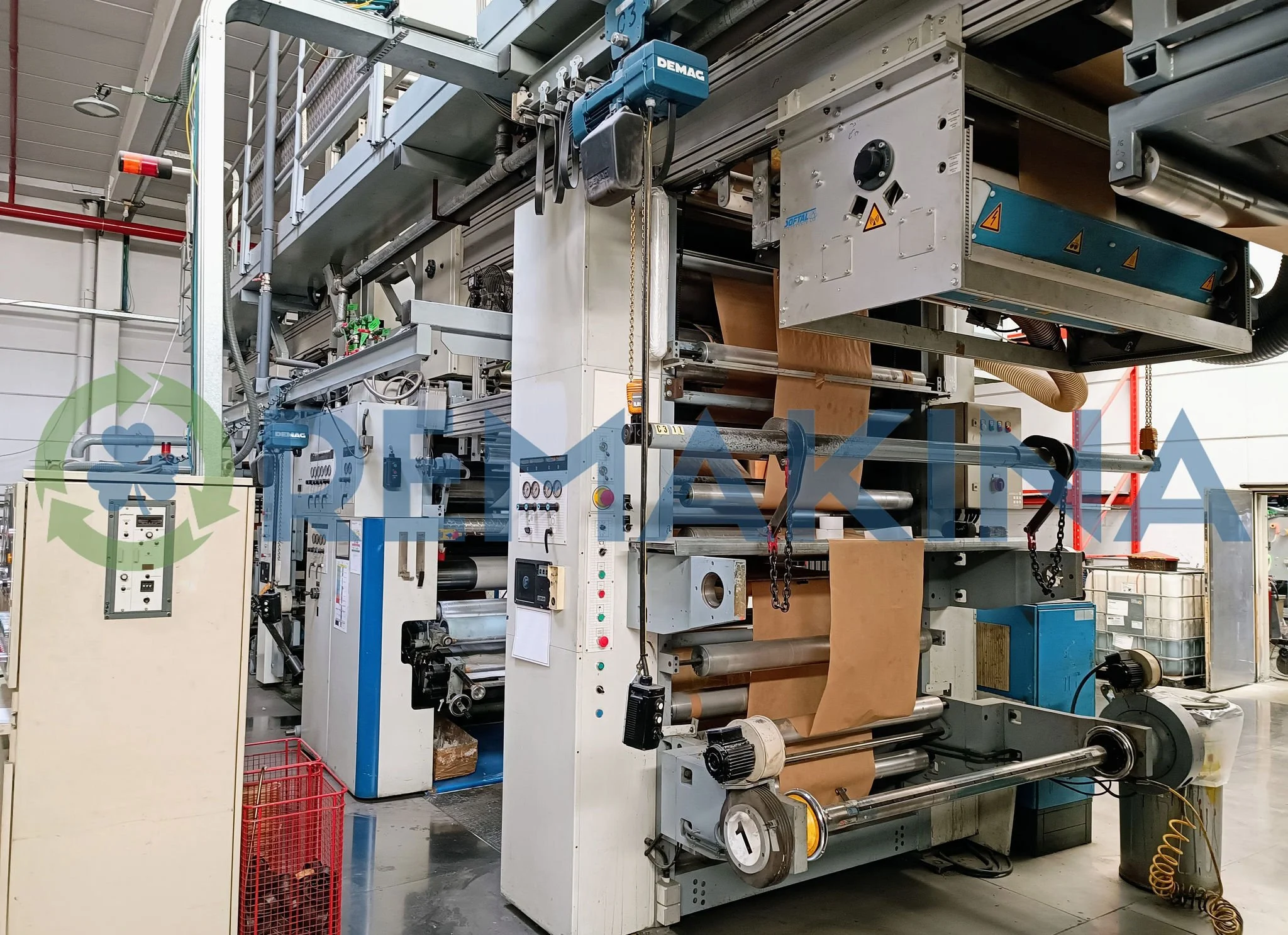 Comexi central drum flexo printer complete line