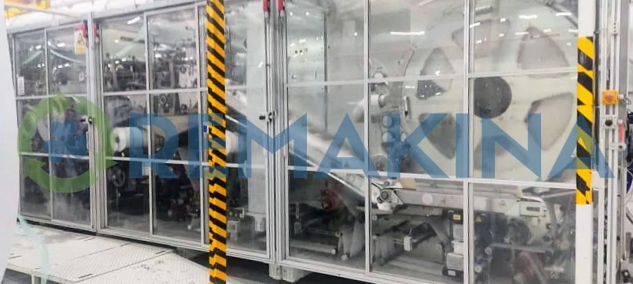 GDM BABY DIAPER PRODUCTION LINE FROM SIZE 1 TO 5
