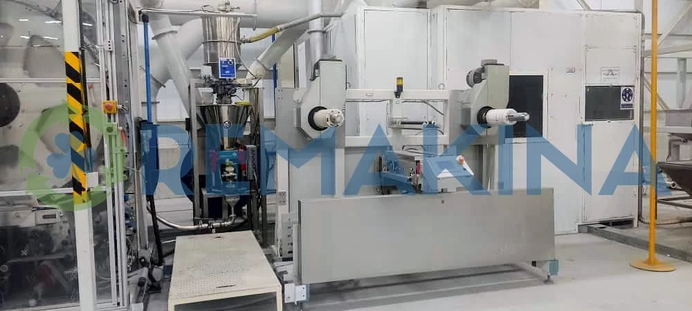 GDM BABY DIAPER PRODUCTION LINE WITH CREITZ fans and filter room