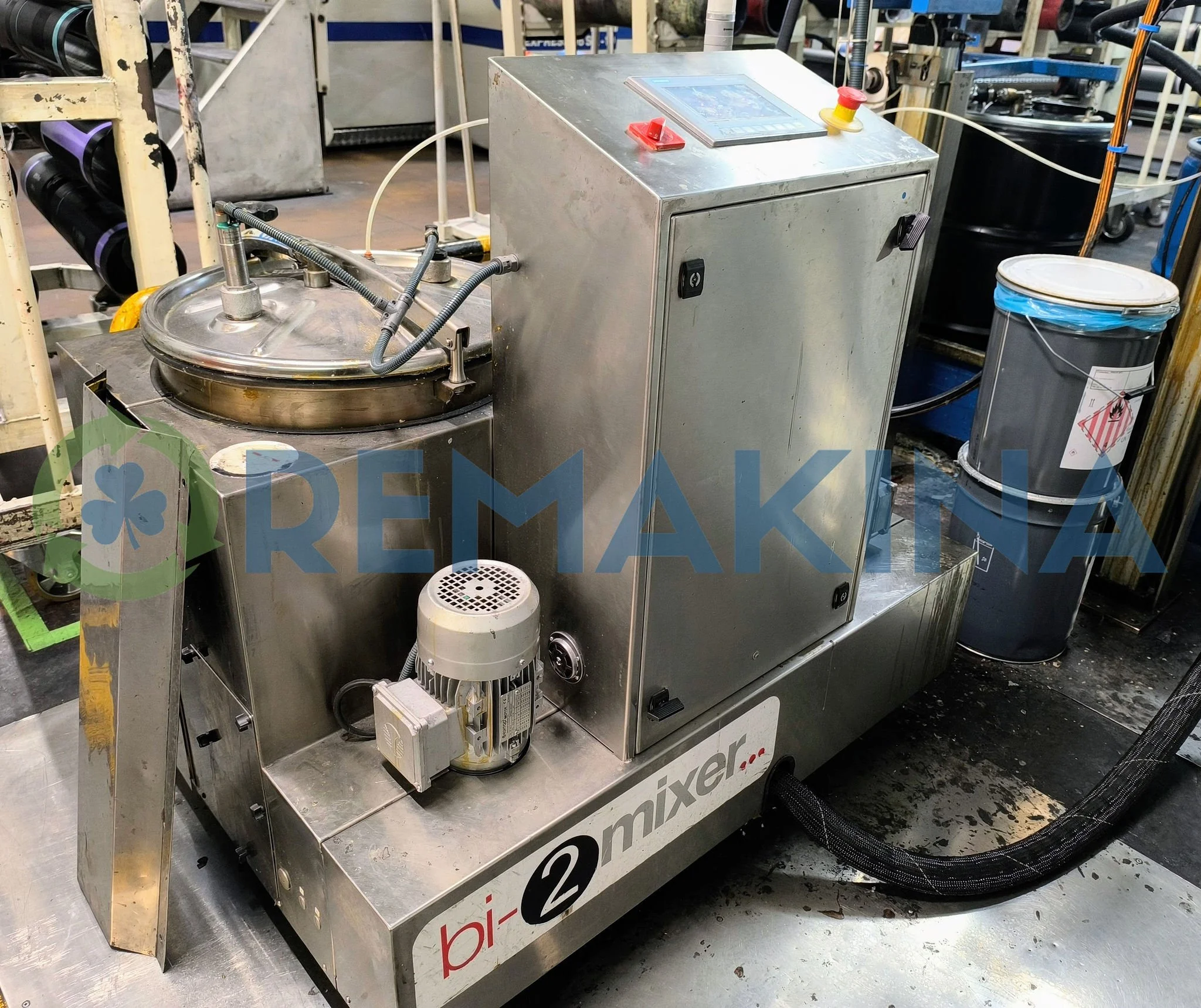DCM laminator with mixer