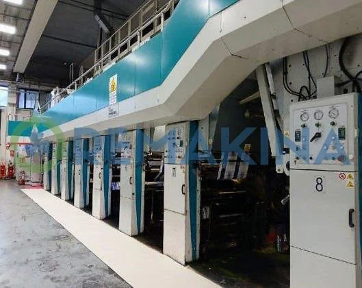 UTECO ROTOGRAVURE PRINTER WITH TROLLEY SYSTEM