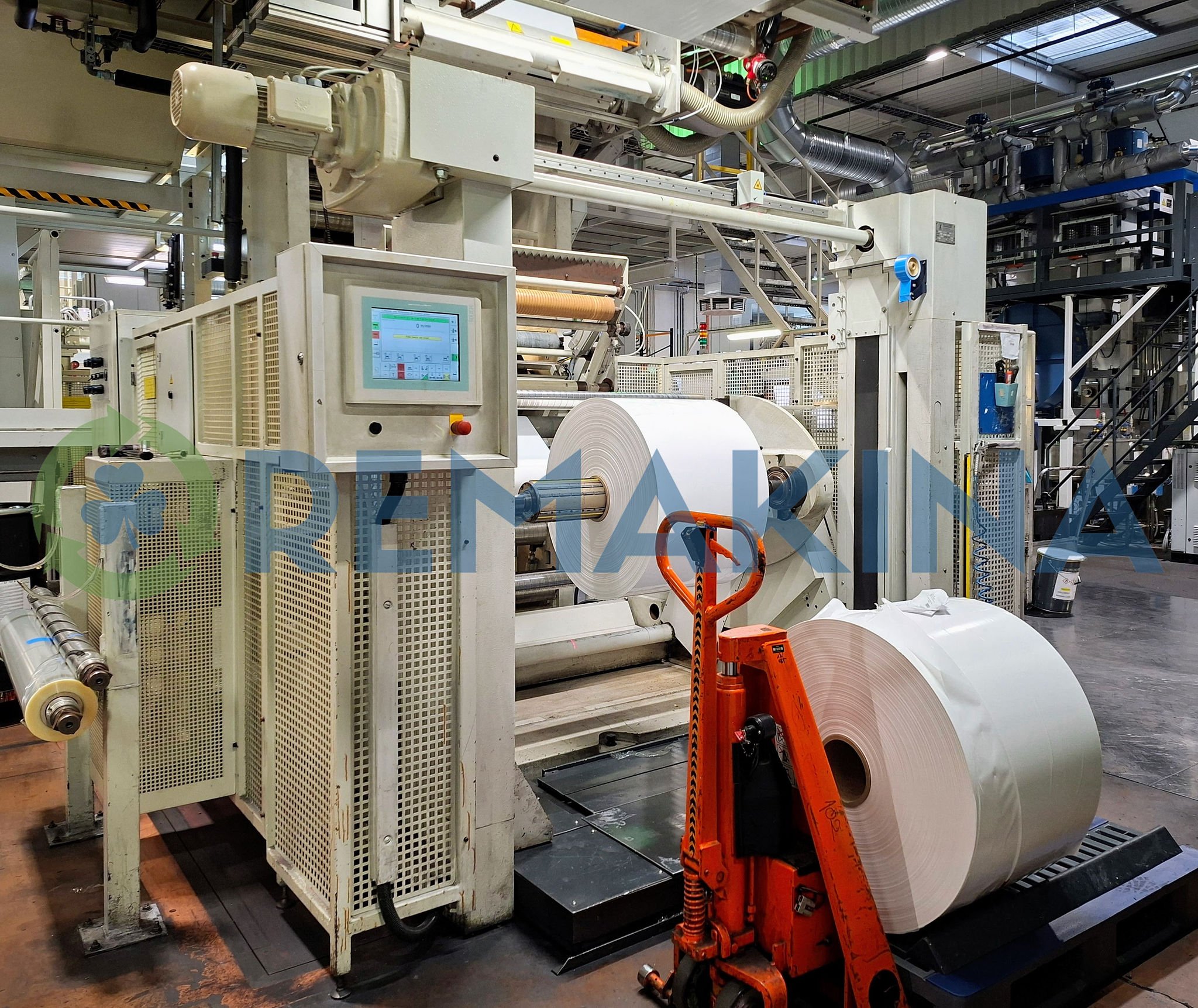 F&amp;K FLEXPRESS GEARLESS FLEXO PRINTER AUTOMATIC TURRET UNWINDER