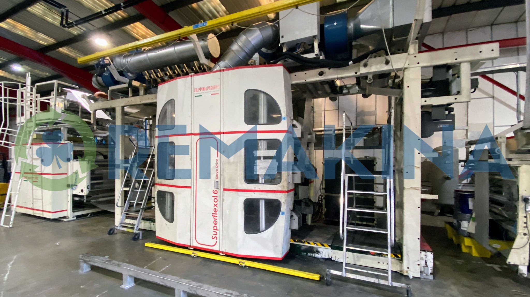 Filippini Paganini Superflexol Stack flexo printer complete line