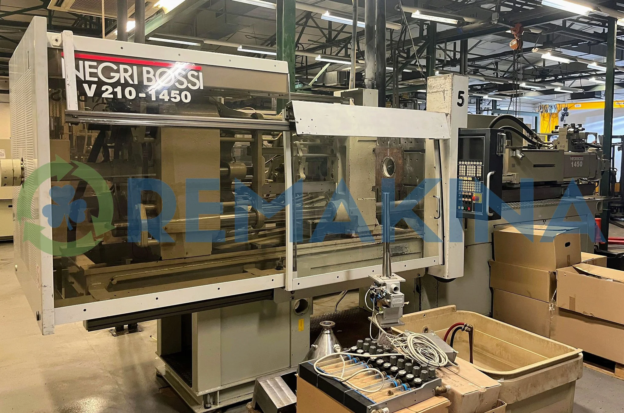 MÁQUINA DE MOLDEO POR INYECCIÓN NEGRI BOSSI CANBIO V210-1450