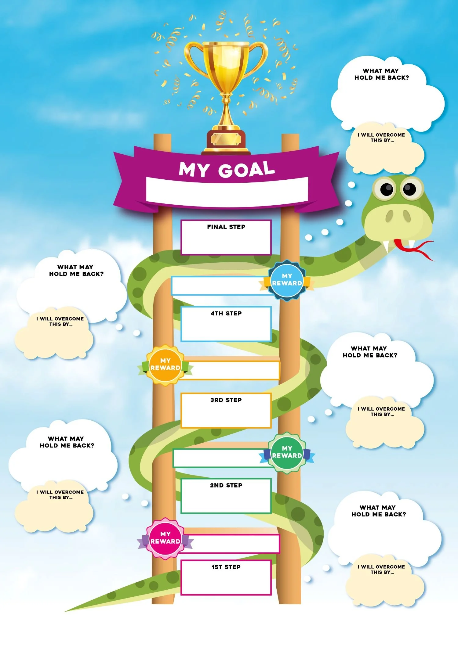 Goal Setting Ladder for Beginners