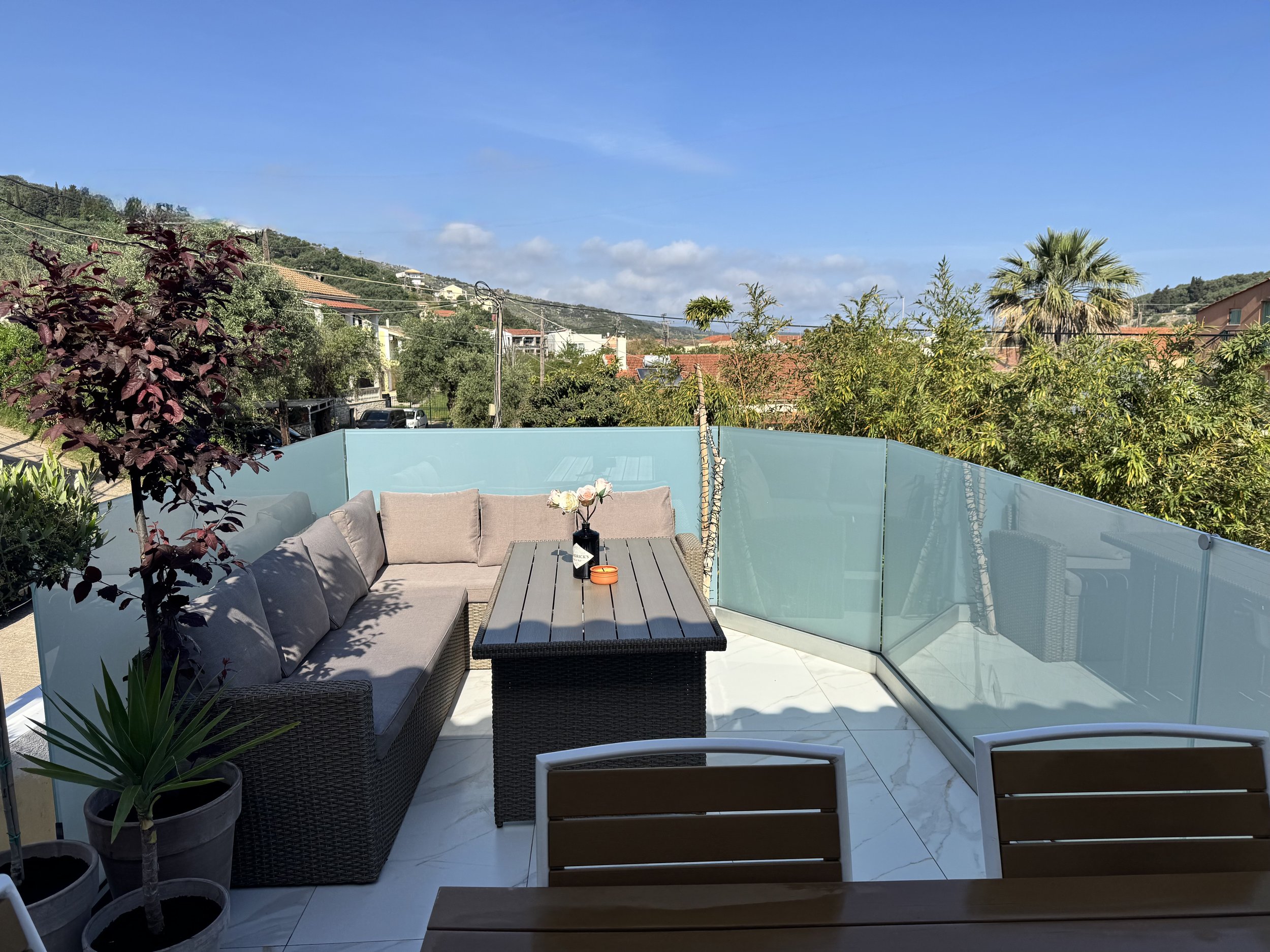 Sun Terrace at The Yellow House Kassiopi