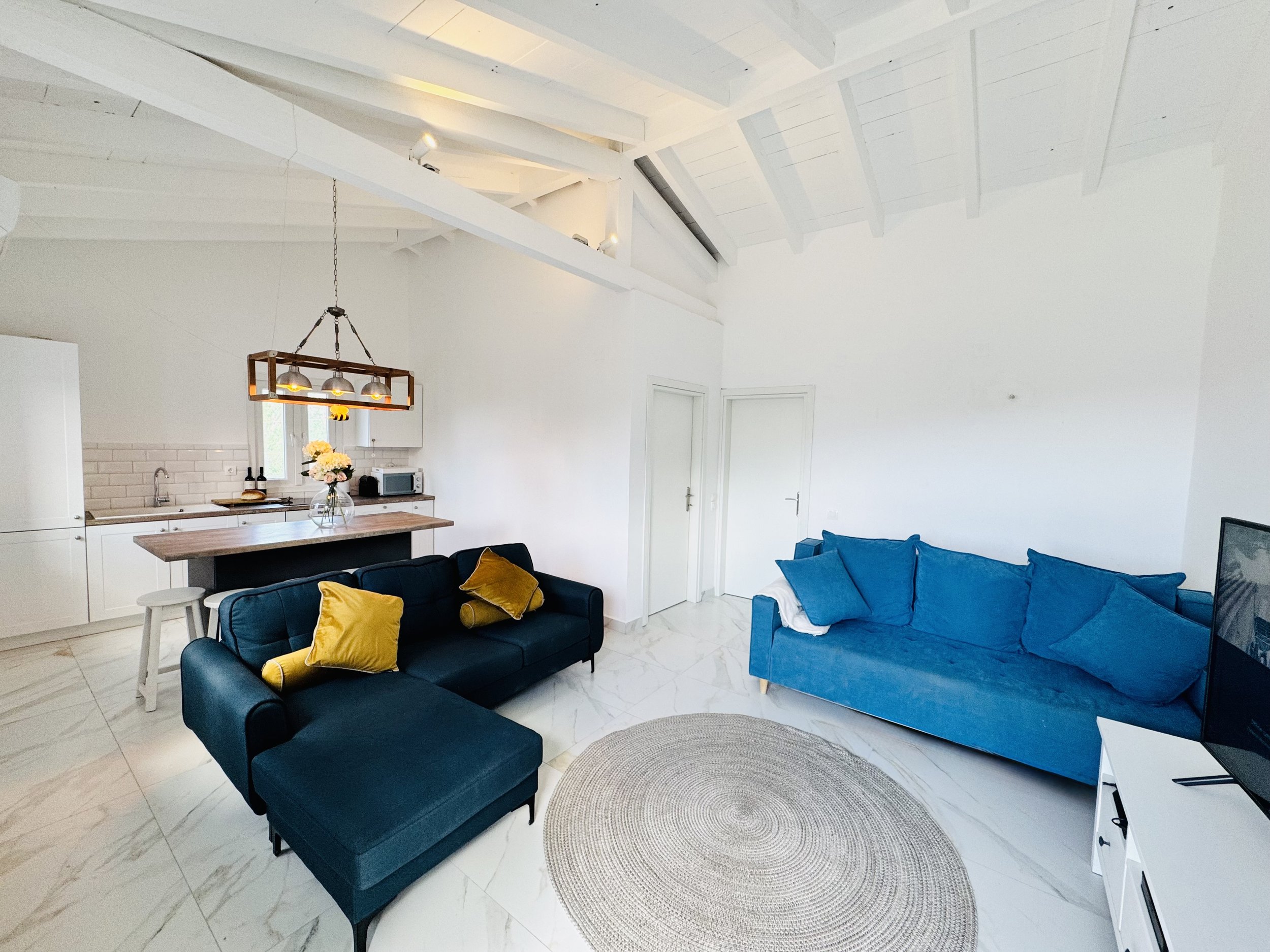 First Floor Lounge at The Yellow House Kassiopi