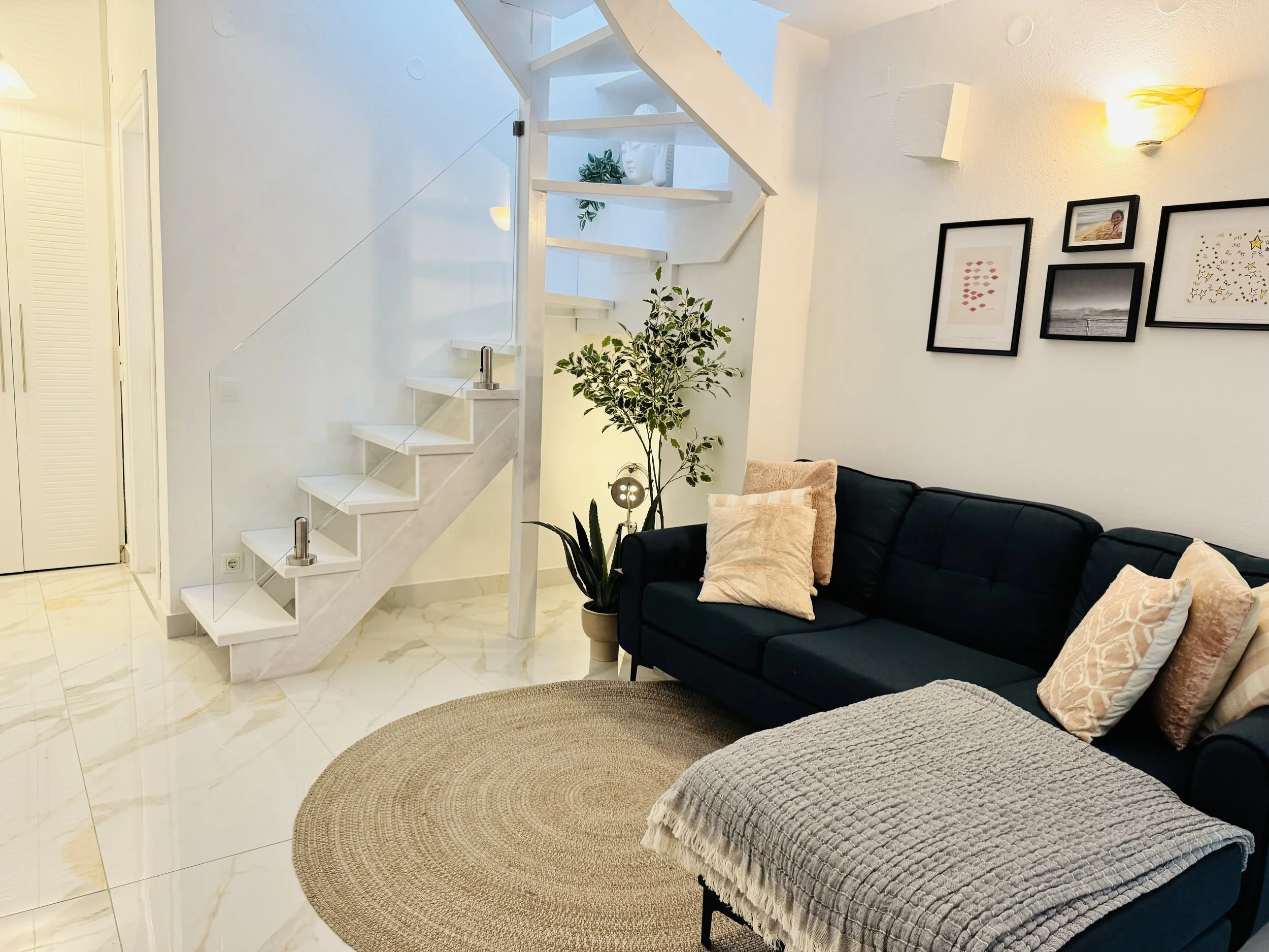 Ground Floor Lounge and Living area at The Yellow House Kassiopi