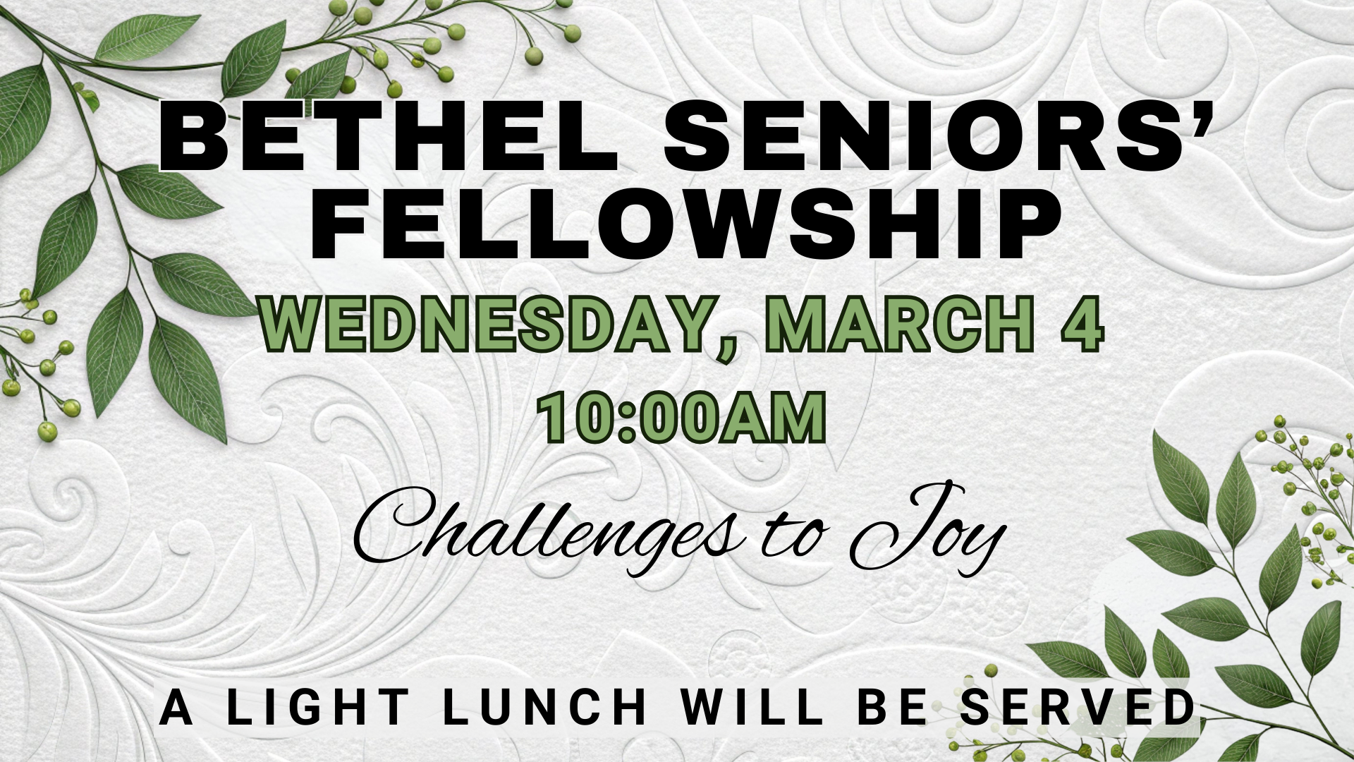 Seniors' Fellowship 