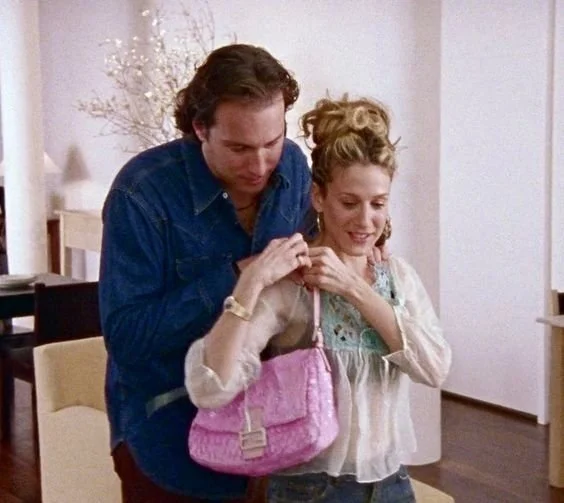 Pink Sequin Baguette¹