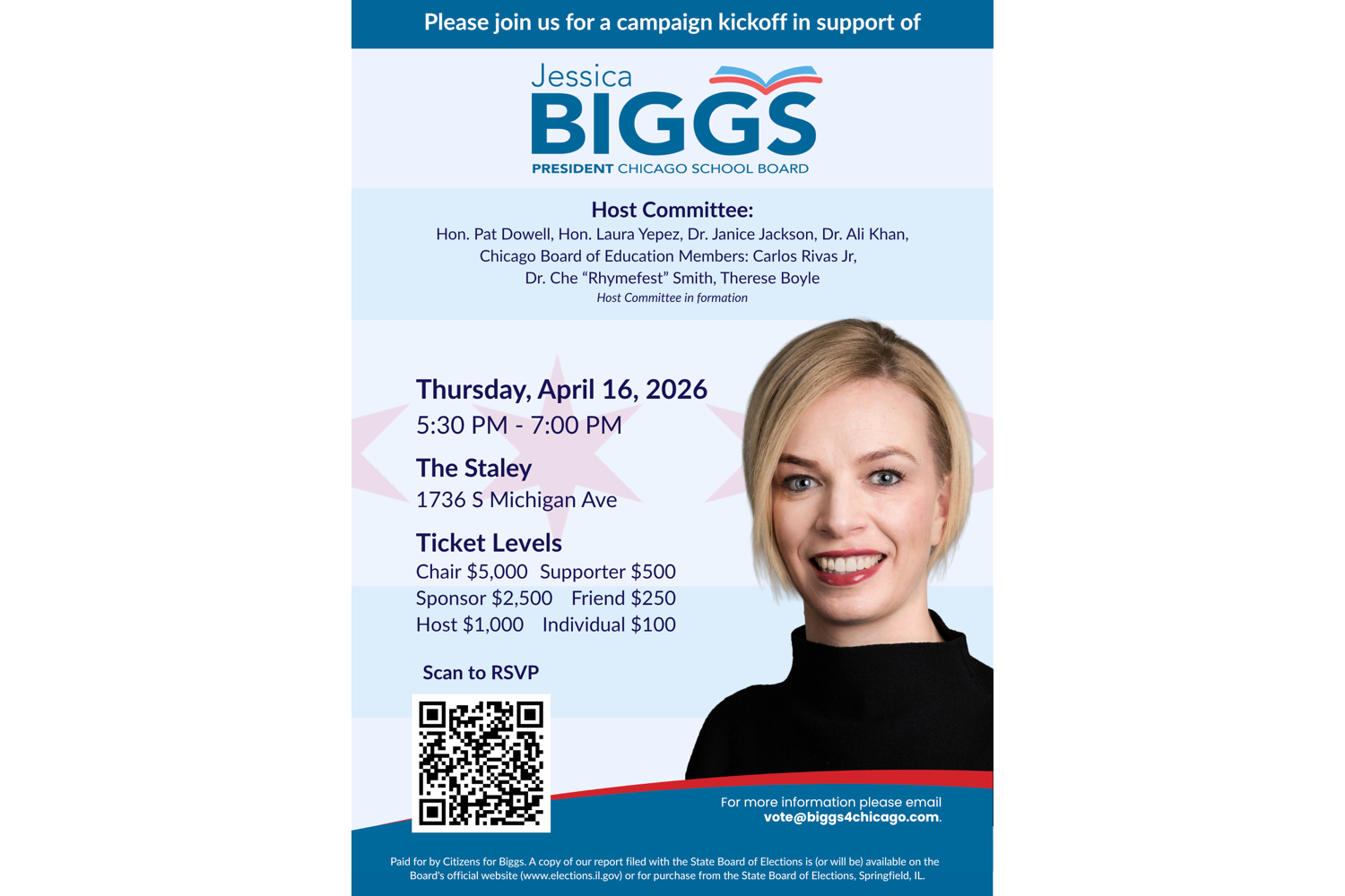 CAMPAIGN KICKOFF & FUNDRAISER