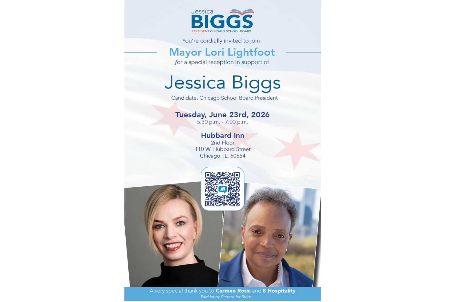 Reception with Mayor Lori Lightfoot
