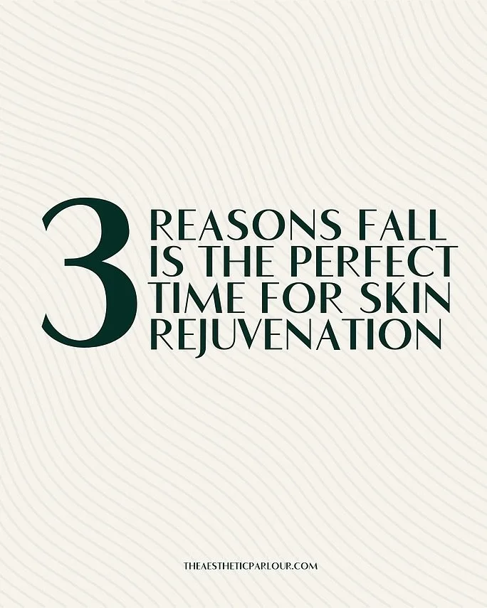 Fall is the perfect season for the refresh and rejuvenation your skin has been craving! 🍁✨

With cooler temps and less sun, your skin heals more efficiently, making now the ideal time for Hydrafacials, PRP, or PDO threads! 

Start your fall refresh 