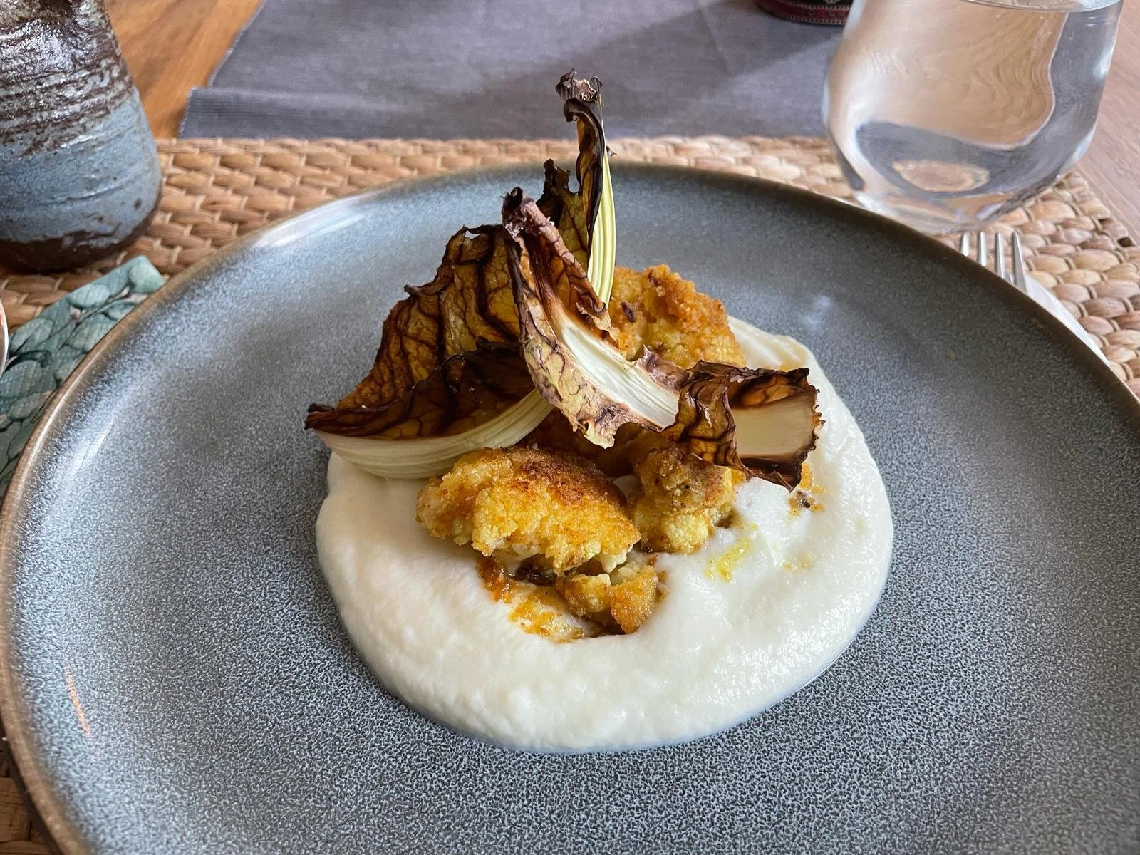 Texturen vom Karfiol I Rhabarber 