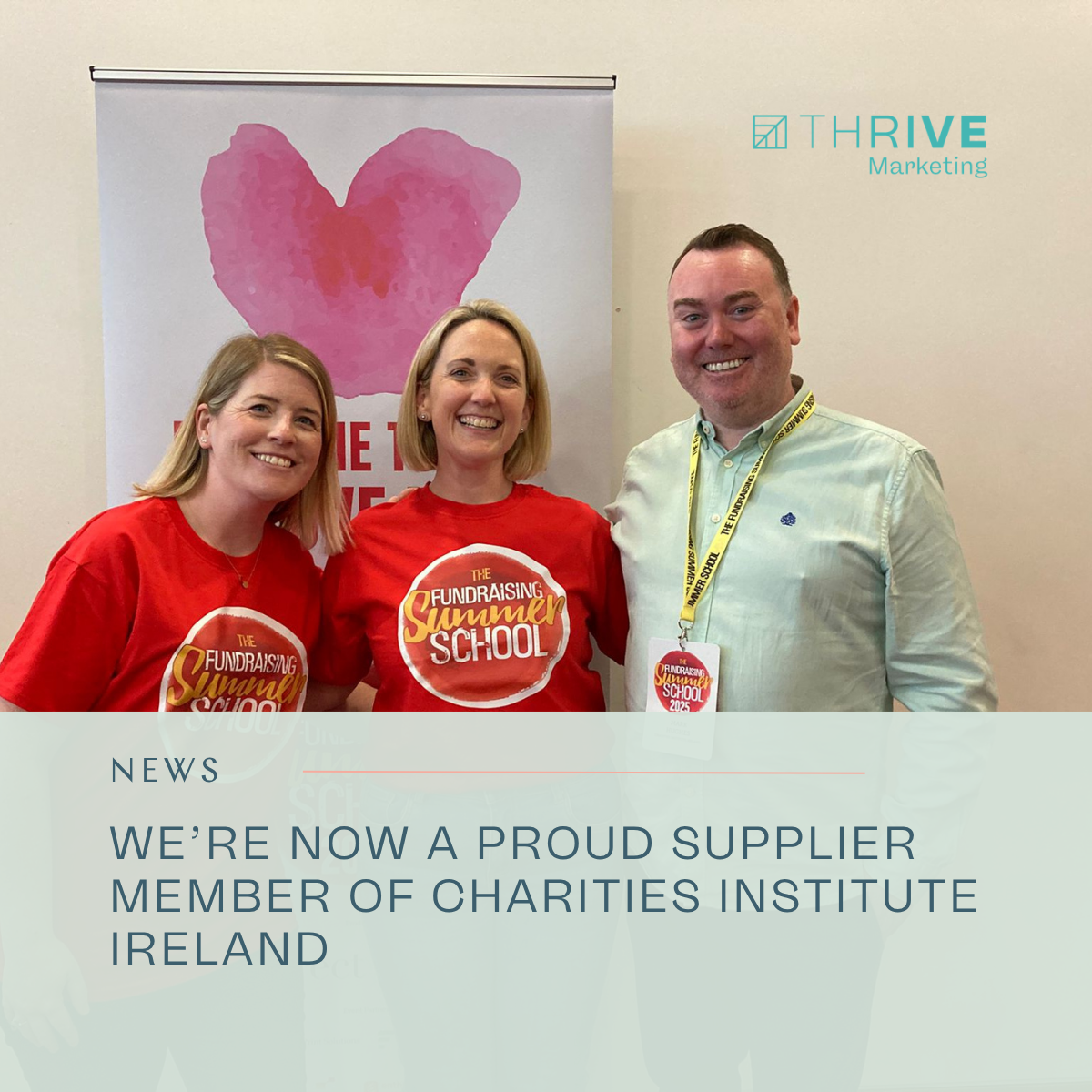 We’re Now a Proud Supplier Member of Charities Institute Ireland