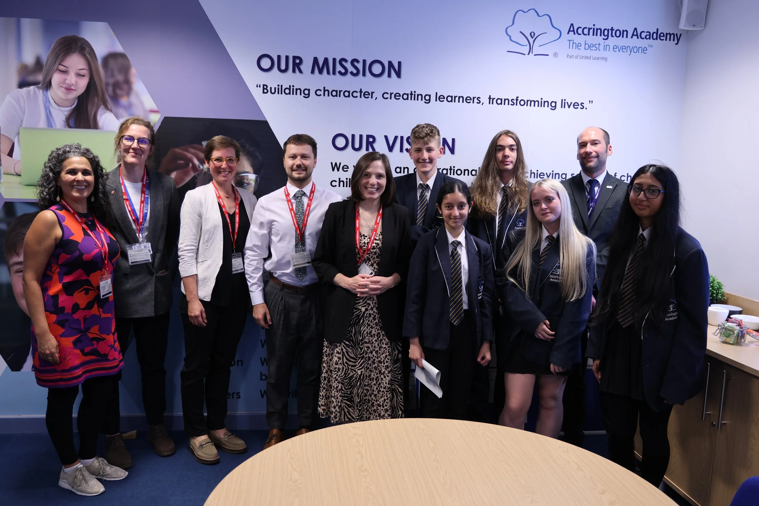 School visit with Sarah Smith MP