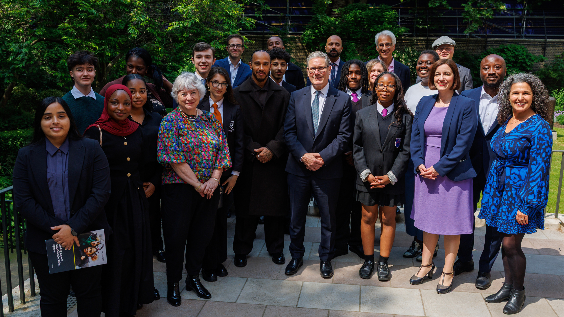 Keira, Hayden, Mama, and Thomas contributed to the inclusive education roundtable at Downing Street with the Prime Minister and Lewis Hamilton