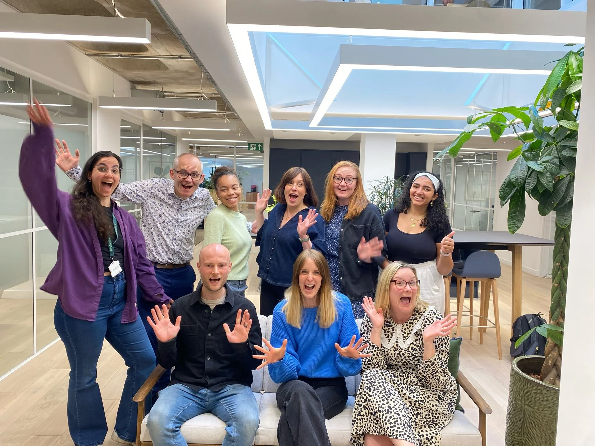 Innovation Award winners at our office in Victoria