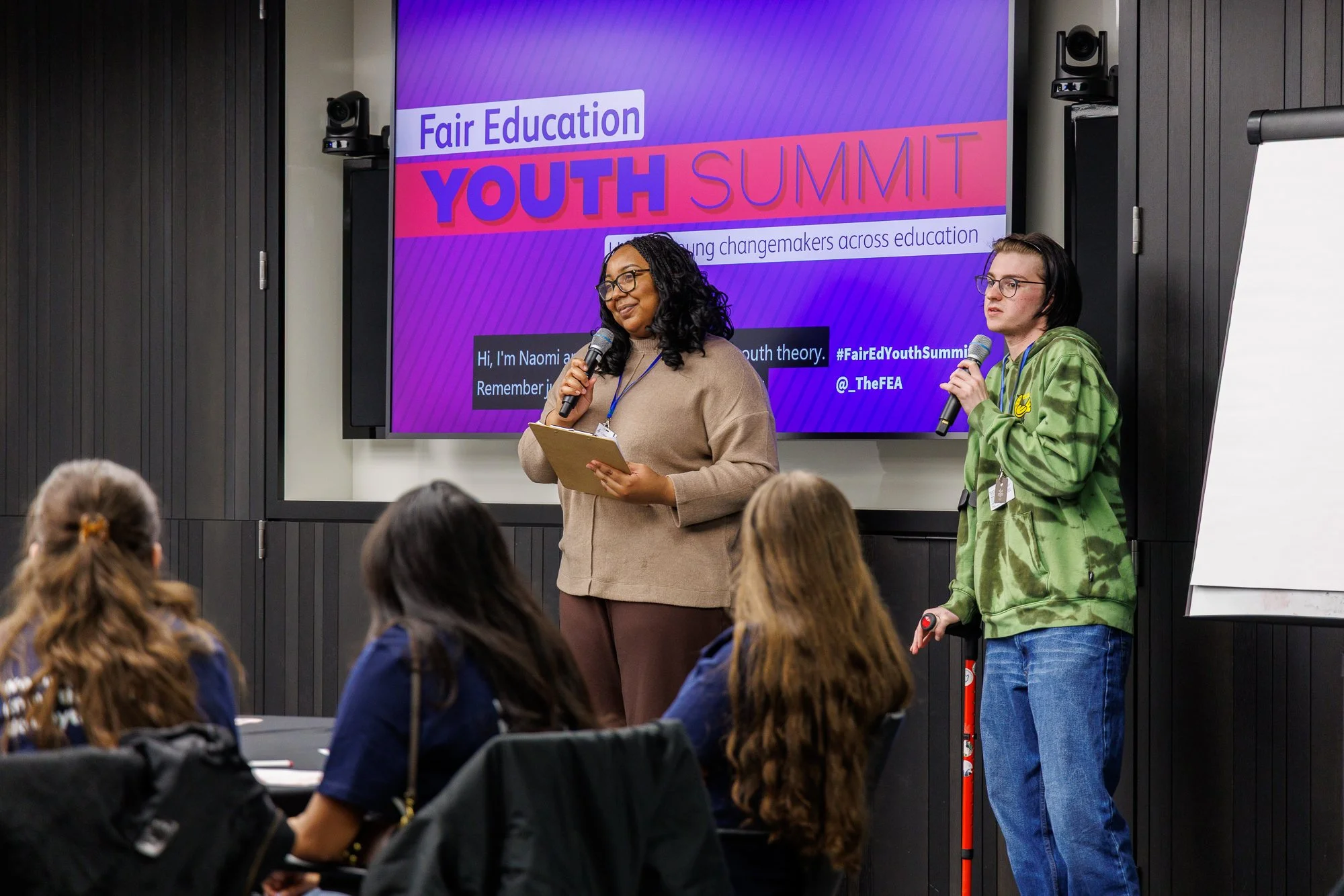 Naomi and Ryan led a session about how to put social action on your CV at the 2026 Youth Summit, in collaboration with Jade Bowler and The Switch