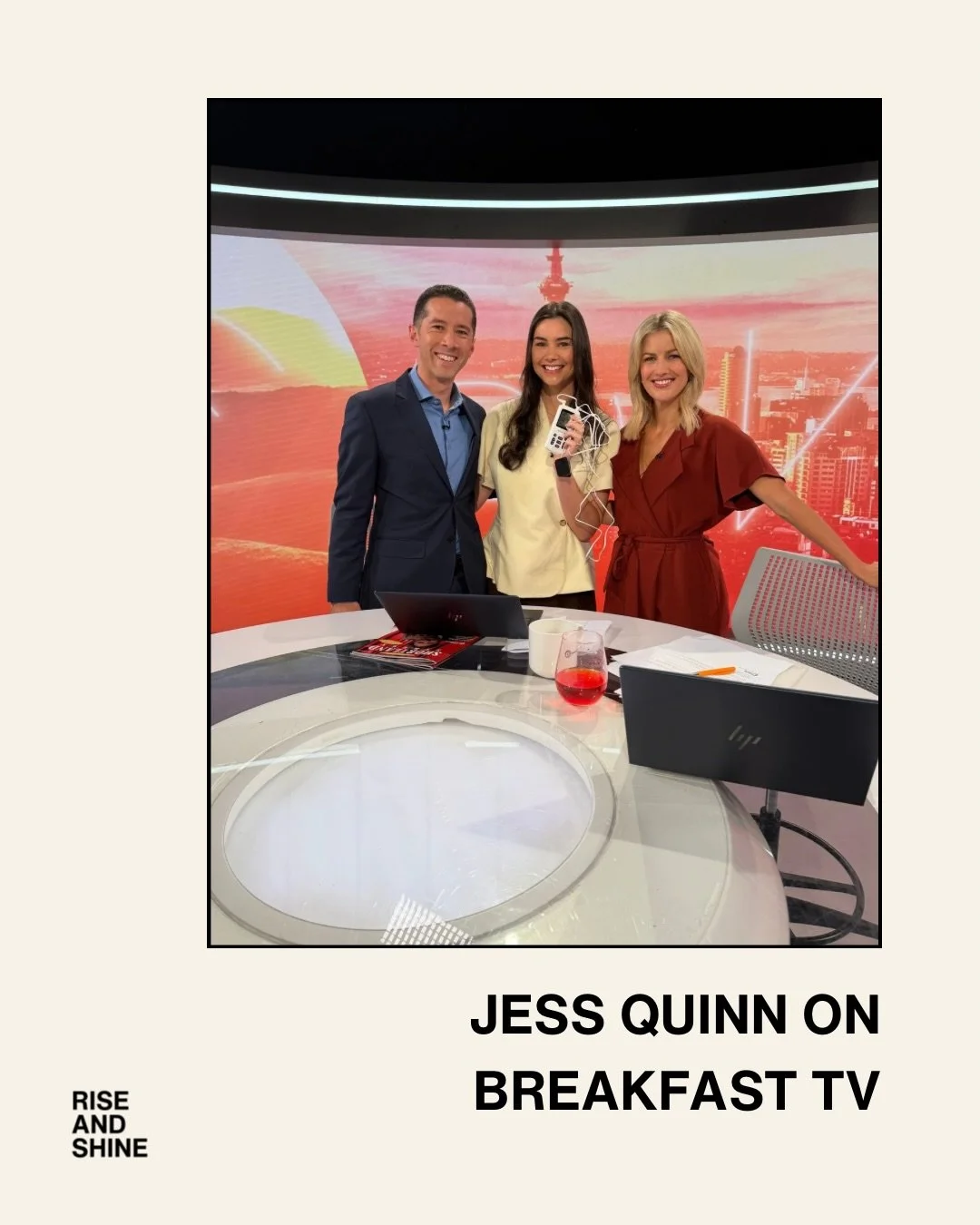 Did you catch Jess Quinn on Breakfast yesterday morning?
&nbsp;
We were there bright and early, supporting the Cadence team as Jess put Chris to the test with the period pain simulator.
&nbsp;
To launch the new Cadence Period Comfort Duo Pack, Jess g