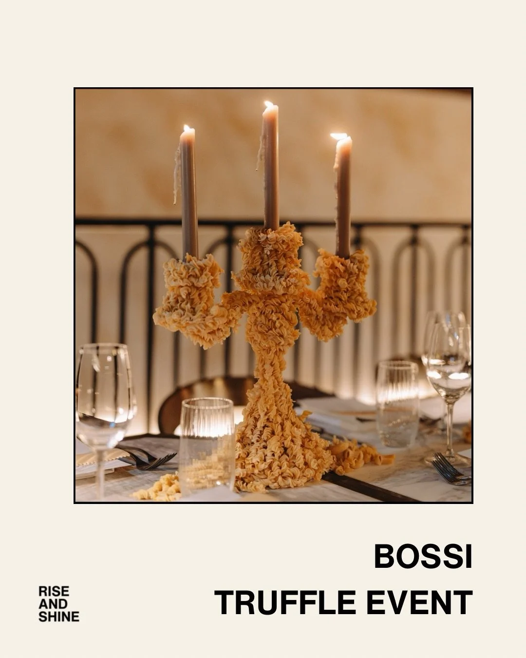 Last week we had the pleasure of supporting @bossi.co.nz as they launched truffle season in style!

With the first harvest of the season flown up direct from the South Island, guests enjoyed six courses showcasing fresh truffle, each finished with ge