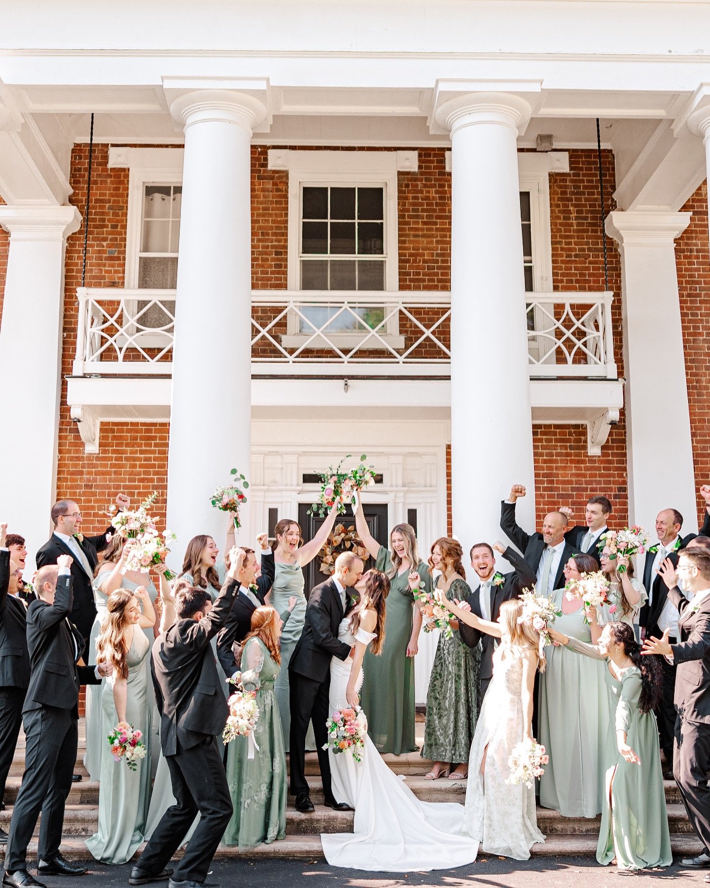 Largest wedding party I&rsquo;ve ever shot and It was so much fun!!!