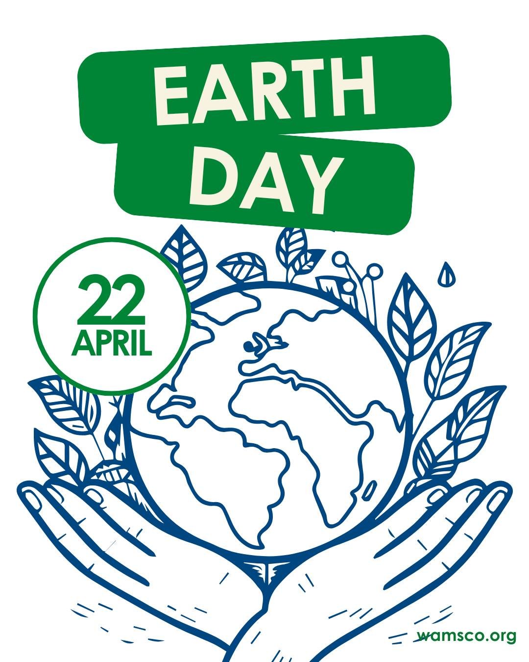 🌎Happy Earth Day!🌎 While this holiday may only come once a year, ✨EVERY DAY✨ is Earth Day for WAMSCO! We know that healthy waters not only lead to thriving ecosystems, but it also ensures we are able to enjoy our lakes and rivers for generations to