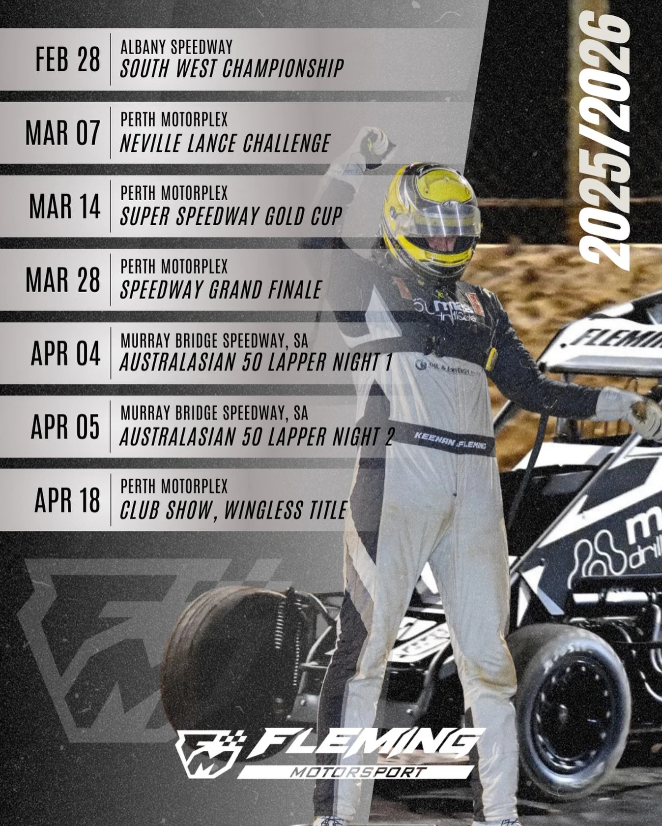 The final rounds of our biggest season yet are fast approaching. 

Thank you to everyone backing us all season. Let&rsquo;s make these last rounds count. 🏁🔥