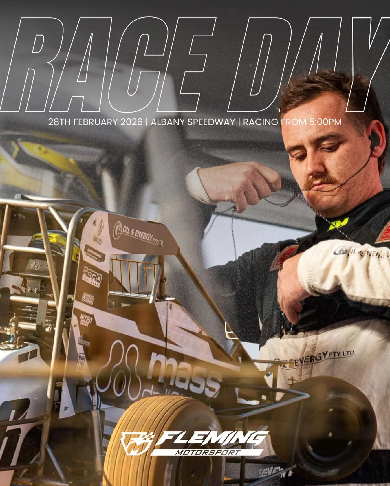 Get up it's race day! 

Tonight we're at Albany Speedway for the Southwest Championship. Stay tuned for all the updates. 

We also have shirts available for purchase tonight! $35 each come and see us 

Hot Laps: 5:00PM
Heat Races: 6:00PM
Feature Race