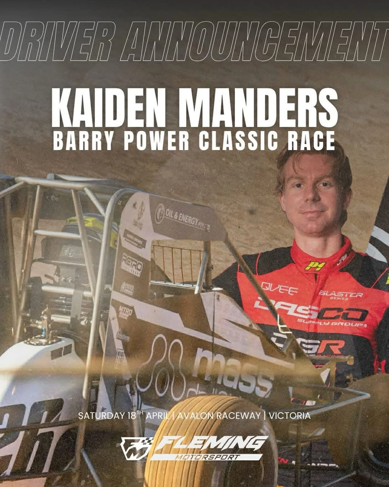 🚨 𝐃𝐑𝐈𝐕𝐄𝐑 𝐀𝐍𝐍𝐎𝐔𝐍𝐂𝐄𝐌𝐄𝐍𝐓 🚨

Following back-to-back feature wins at the Perth Motorplex last night, Keenan will unfortunately be unable to compete at this upcoming weekend&rsquo;s Barry Power Classic in Victoria due to other commitmen