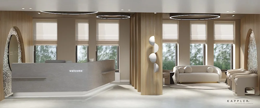 dermatology practice design
private dermatology clinic
medical practice design
patient-centered healthcare interiors