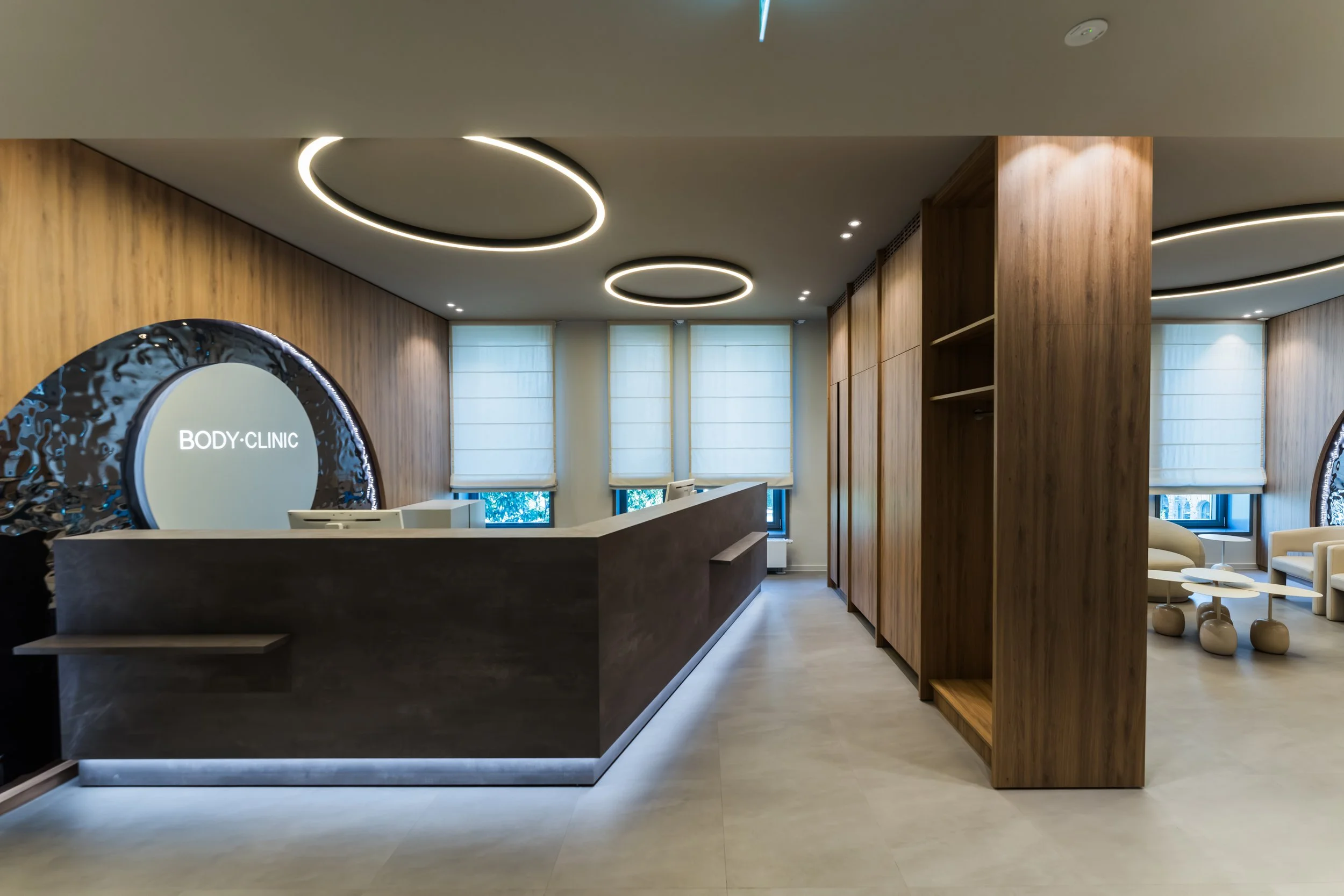 Wellness-focused medical clinic in Berlin designed around patient comfort and operational efficiency
