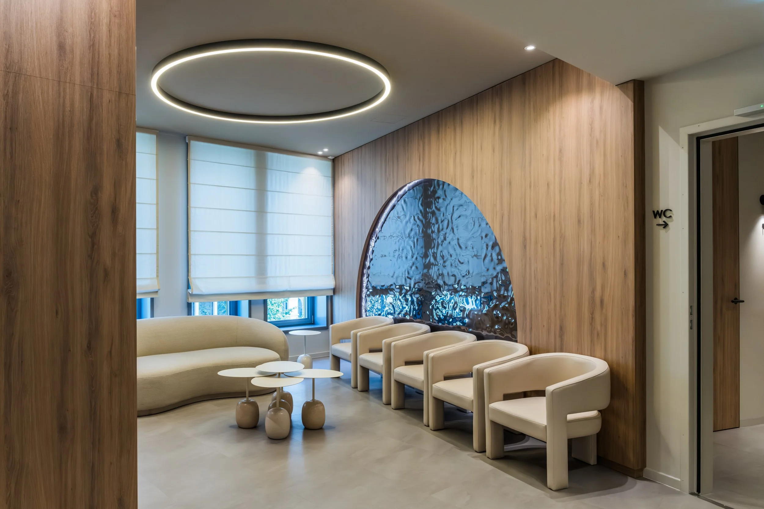 Wellness-focused medical clinic in Berlin designed around patient comfort and operational efficiency
