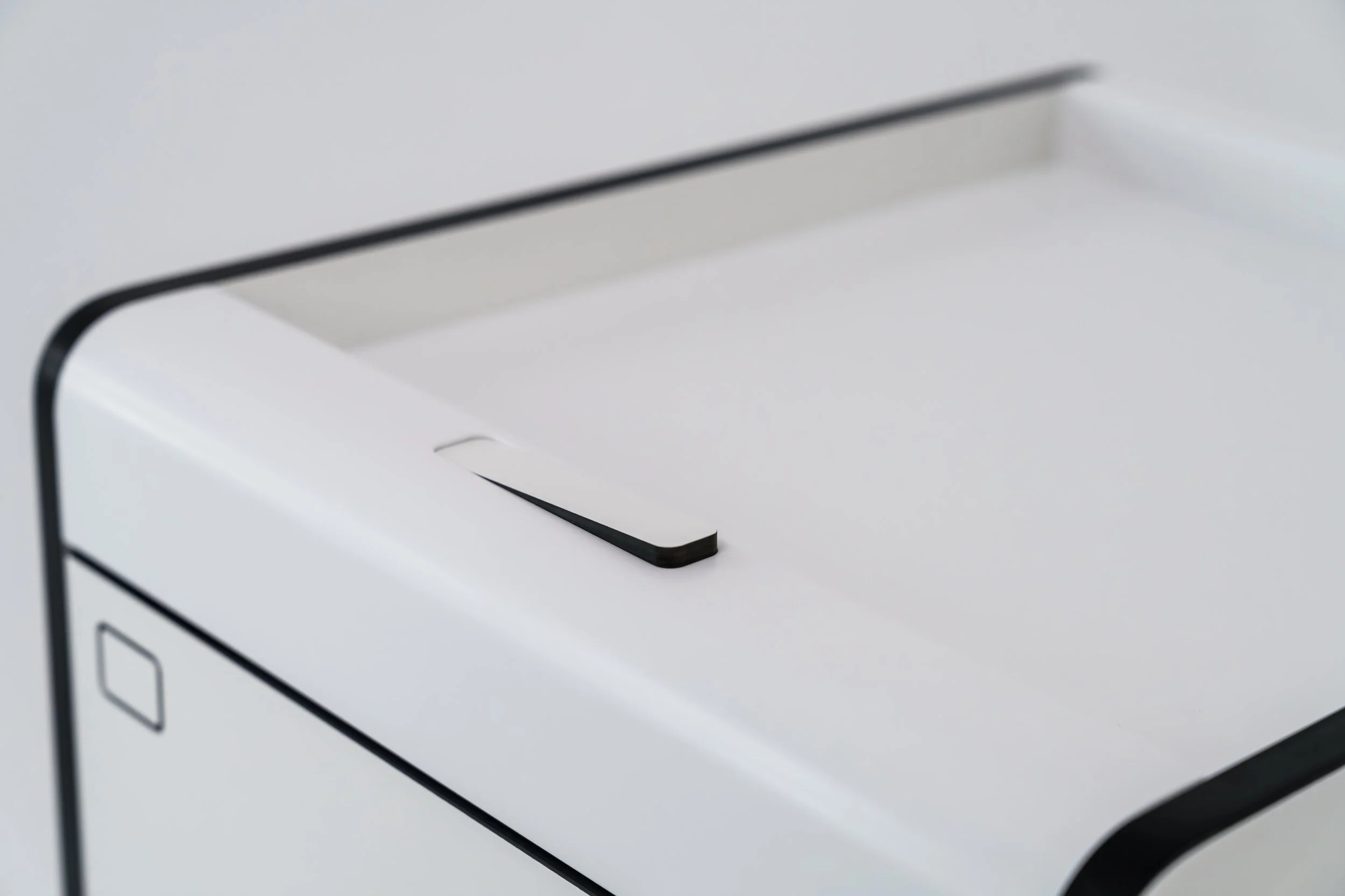cobra cart for medical and dental practices, white medical cart, white and black utility cart 