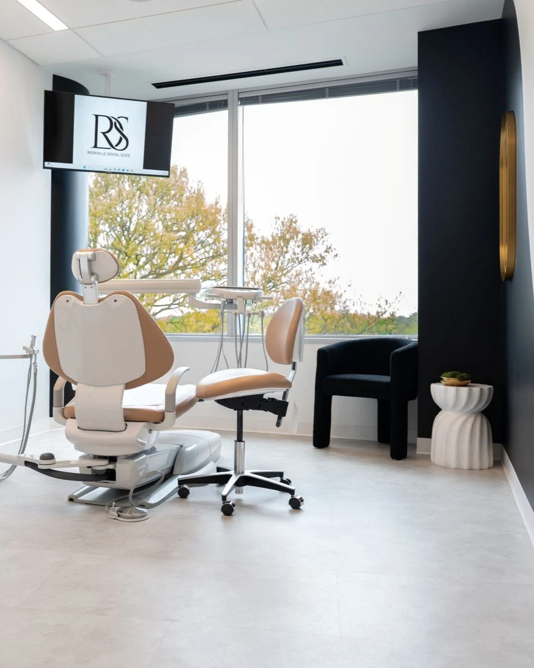 medical suite interior design, Maryland dental office