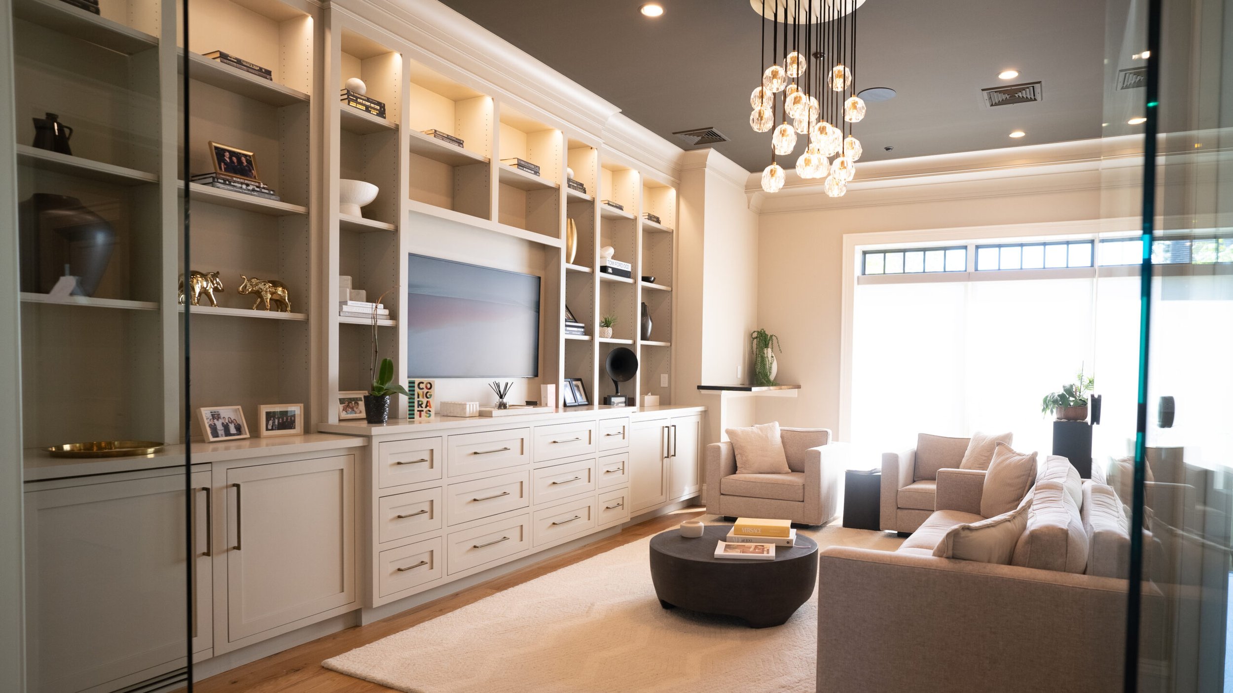 waiting room design Main Line Dental Club, Pennsylvania dental office design