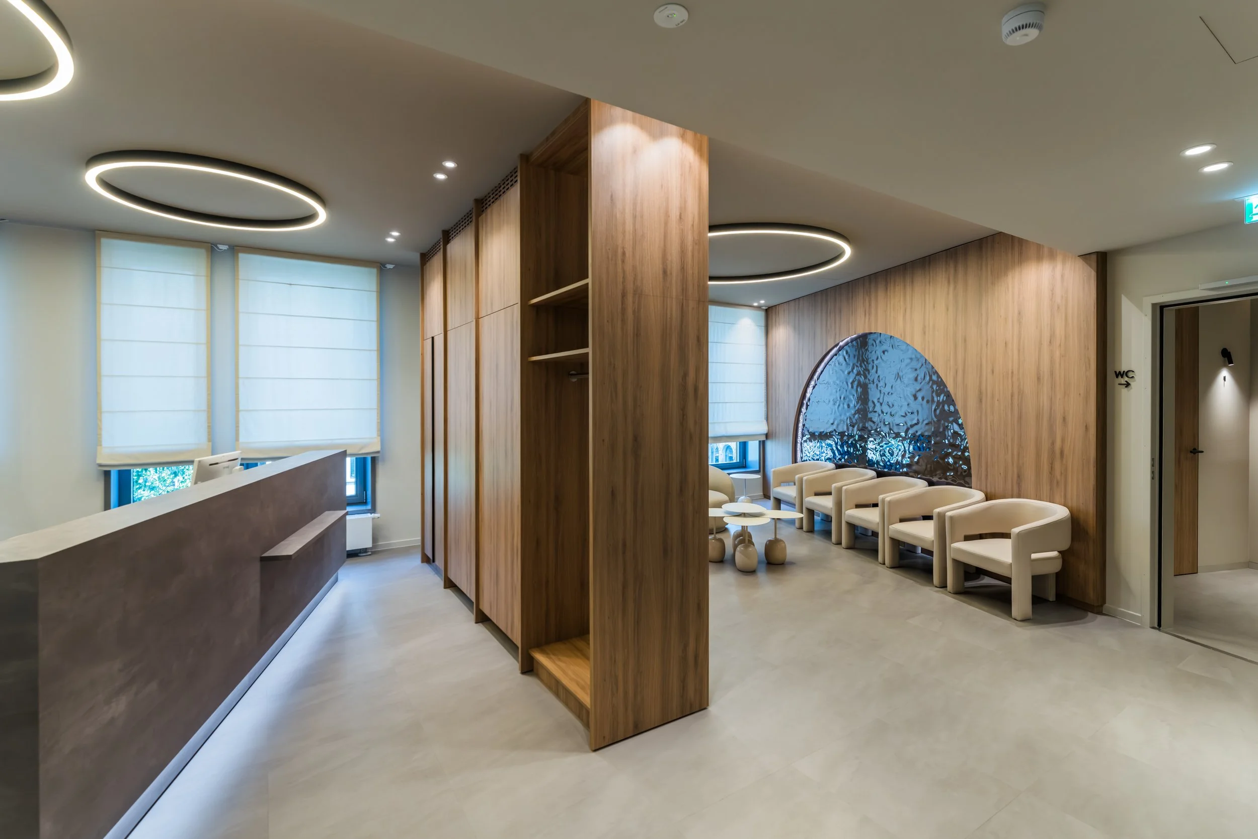 Wellness-focused medical clinic in Berlin designed around patient comfort and operational efficiency
